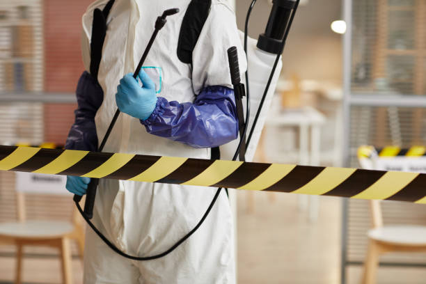 Professional Biohazard Cleanup technician working in Elwood, UT